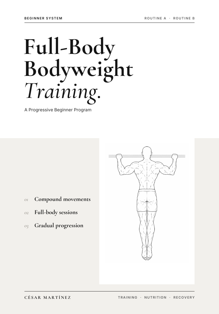 Cover of Full-Body Bodyweight Training — Beginner System